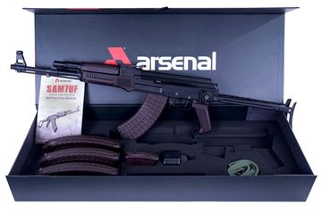 Picture of Arsenal SAM7UF-85PM 7.62x39mm Semi-Auto Plum Under Folder Rifle Plum 10rd Mag