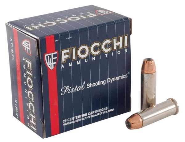 Picture of Fiocchi Ammunition 357 Magnum 158 Grain XTP Hollow Point 25 Round Box