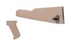 Picture of Arsenal Intermediate Length AK47 Desert Sand Buttstock and Pistol Grip Set for Milled Receivers