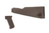Picture of Arsenal Intermediate Length FDE AK47 Buttstock and Pistol Grip Set for Milled Receivers