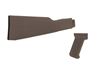 Picture of Arsenal Intermediate Length FDE AK47 Buttstock and Pistol Grip Set for Milled Receivers