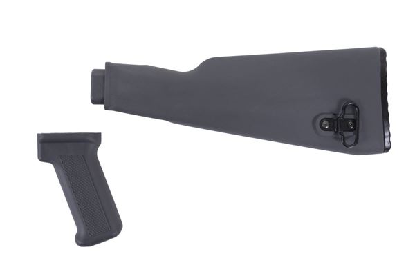 Picture of Arsenal Intermediate Length Gray AK47 Buttstock and Pistol Grip Set for Milled Receivers