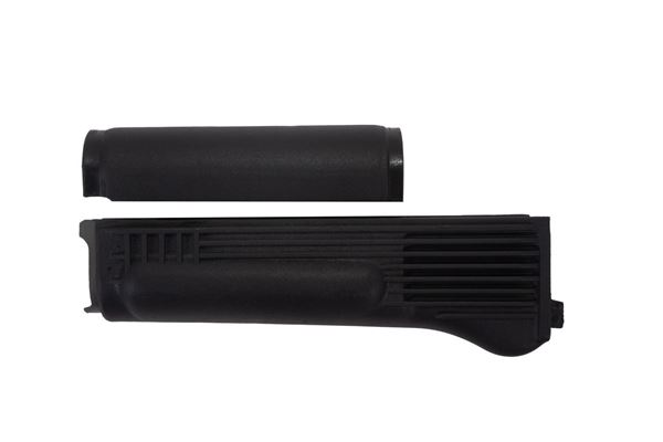 Picture of Arsenal Black Polymer Handguard Set with Stainless Steel Heat Shield for Milled Receivers
