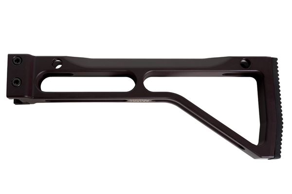 Picture of Arsenal CNC Machined Aluminum Tactical Buttstock Assembly 1913 Picatinny Attachment Plum