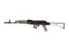 Arsenal SAM7SF 7.62x39mm Semi-Auto AK-47 Rifle with Aluminum Side Folding Stock and Arsenal Hard Case FDE