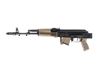 Arsenal SAM7SF 7.62x39mm Semi-Auto AK-47 Rifle with Aluminum Side Folding Stock and Arsenal Hard Case FDE